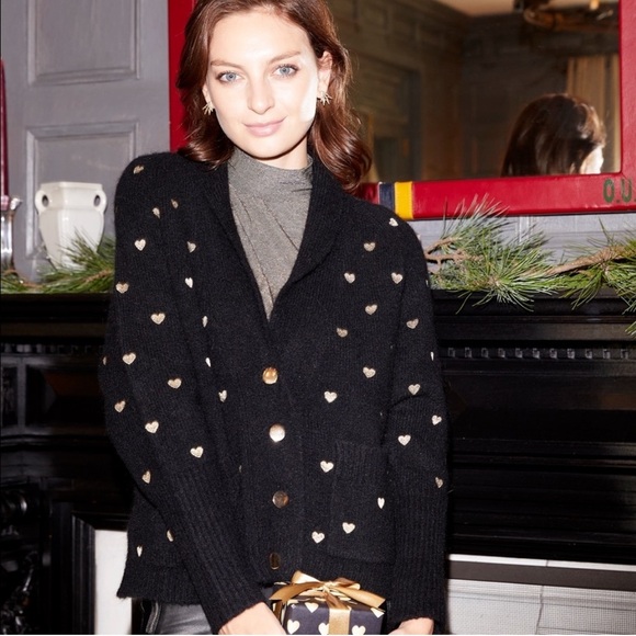 Generation Love Blossom Heart Embroidery Slouchy Oversized Cardigan Sweater - Picture 2 of 11